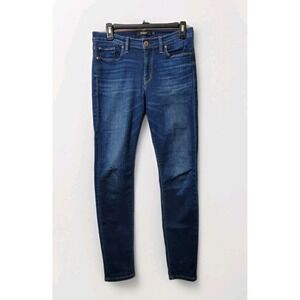 Hudson Size 28 (Measures 29)Nico Super Skinny Jeans  Blue Dark Wash‎ Super Soft